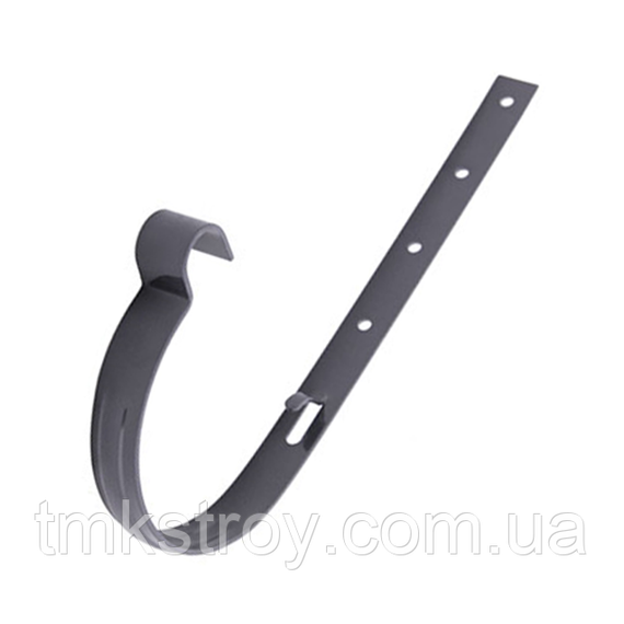 Кронштейн желоба металл. 130/100 Водосточные системы Rainway (Ренвей) графит
