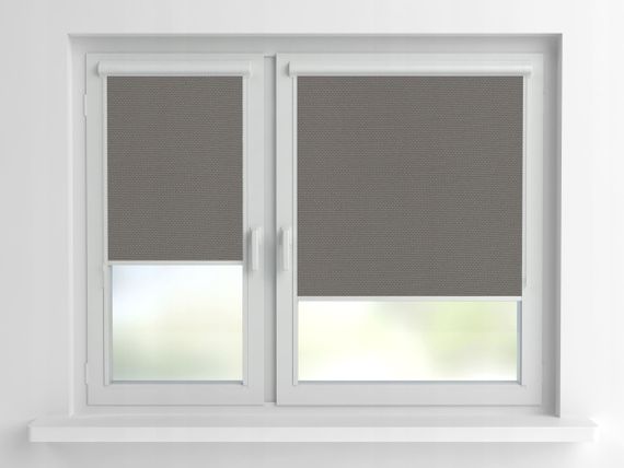 Рулонная штора Rolets Роял 2-817-775 77.5x170 см закрытого типа Графитовая