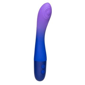 Вібратор з пульсатором Every Night Toys для точки G, синьо-фіолетовий градієнт Sex Aura