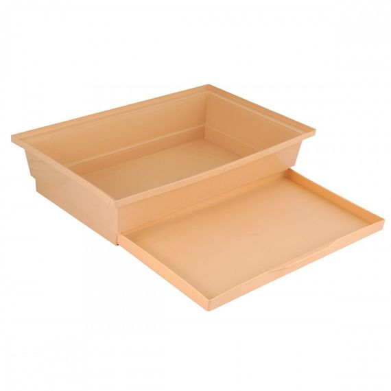 Піддон Природа для кліток гризунів малий бежевий 30x20 см | Зображення 1