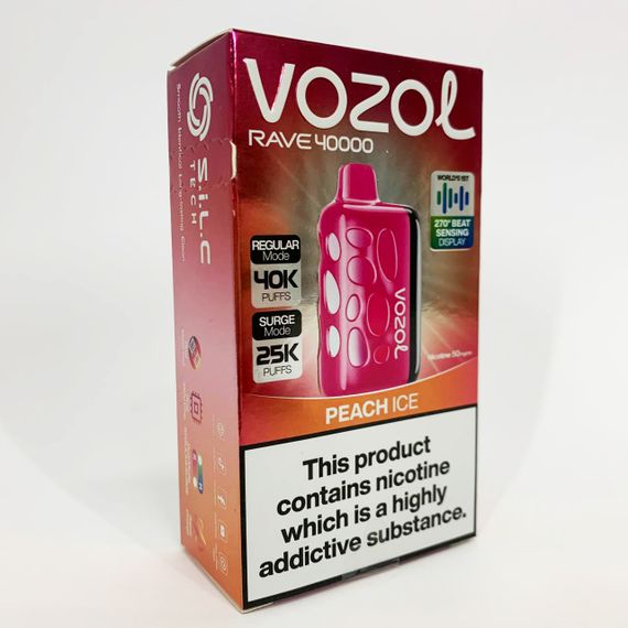 Vozol Rave 40000. Персик (Peach Ice) | Зображення 1
