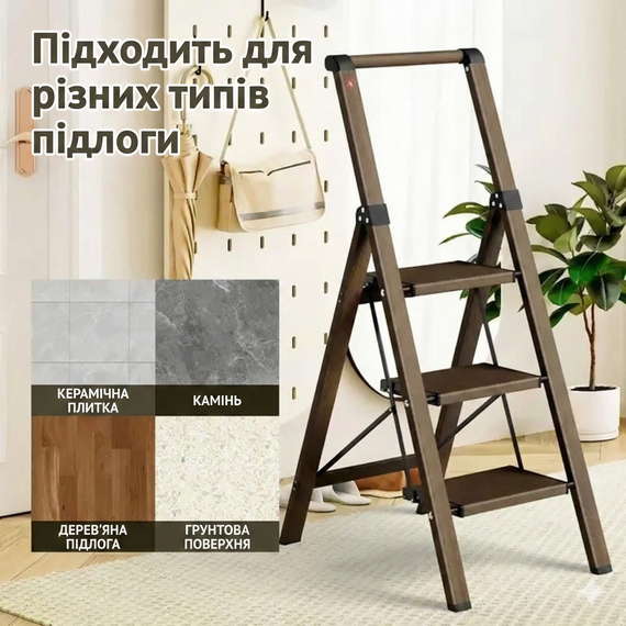 Драбина алюмінієва під дерево, легка, широка ladder ladder L0103 | Зображення 1