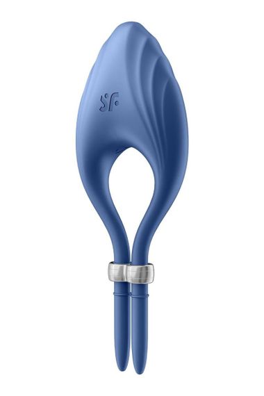 Ерекційне віброкільце-ласо Satisfyer Duelist Blue, 10 режимів, потужний мотор Sex Aura