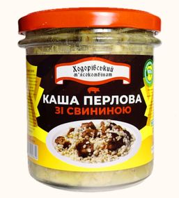 Каша рисовая со свининой Ходоровский мясокомбинат 300 г