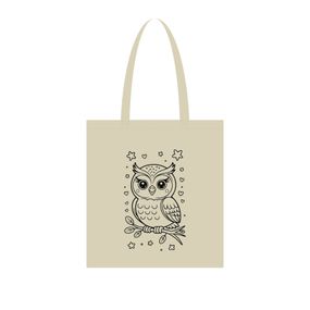 Екосумка для покупок "Сова" Сумка-шоппер 190CCT-3, 38 x 42 см (190г/м2)