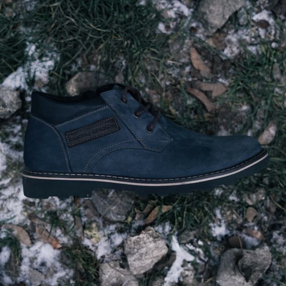 Стильні черевики з натурального нубука 40 розмір | Зображення 5