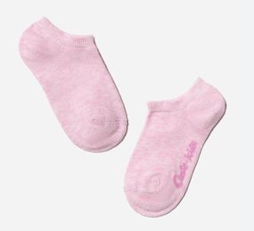 Носки Active 17С-63СП-000 ультракороткие CONTE KIDS, однотонные р22, Розовый