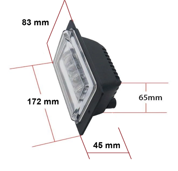 Противотуманная LED фара с ДХВ для Лада ВАЗ 2110, 2110, 2111, 2112, 2114, 2115 | Зображення 3