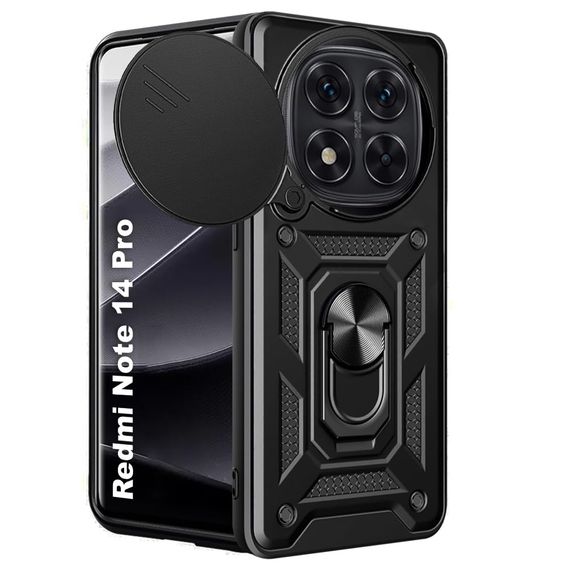 Чохол до мобільного телефона BeCover Military Xiaomi Redmi Note 14 Pro 5G Black (712869)