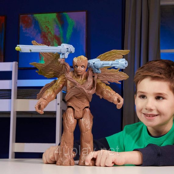 Ігрова фігурка Ґрут Марвел Вартові Галактики Оригінал Marvel Studios Blast 'N Battle Groot Action Figure Hasbro | Зображення 8