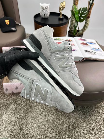 Мужские кроссовки New 574 Light Grey Black Динаміка твого стилю весна / літо / осінь A4179 45 29 | Зображення 4