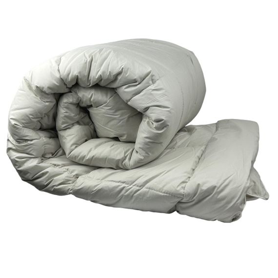 Ковдра двоспальна закрита Arda Лебединий пух 20360 175х215 см сіра | Зображення 3