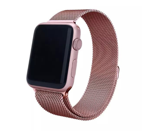 Міланський сітчастий ремінець Primo для Apple Watch 42mm / 44mm / 45mm - Rose Gold | Зображення 2