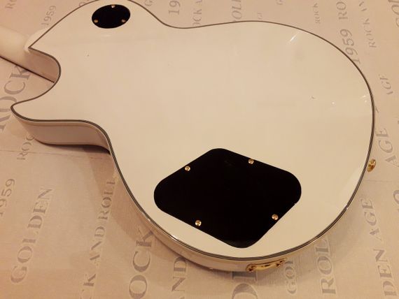 Електрогітара Gibson Les Paul Custom White Alpine China | Зображення 8