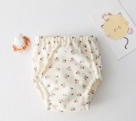 Тренувальні трусики, муслінові багаторазові підгузки для привчання до горщика, принт Квіти 100