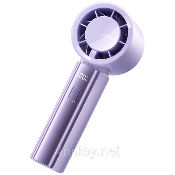Ручной портативный аккумуляторный вентилятор с LED дисплеем coldSky Handheld Fan 4000mAh | Зображення 1