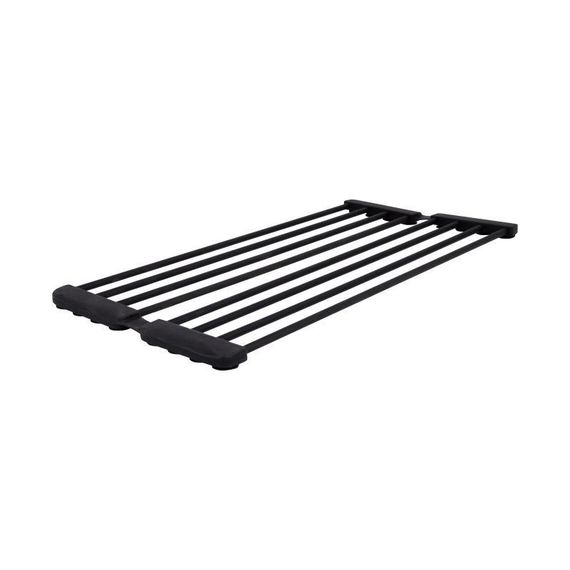 Сушарка на кухонну мийку з присоскою Lidz Acsis LA09 Black, кругла основа, для посуду 440х224 мм LDACSLA09BLM49777