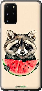 Чохол на Samsung Galaxy S20 Plus Єнотик з кавуном "4605t-1822-2448"