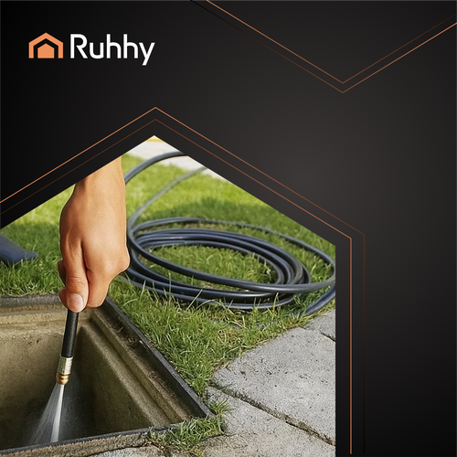 Шланг для чищення труб з адаптером 15 м Ruhhy 26132 | Зображення 6