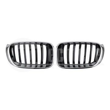 Решетка радиатора BMW X3 F25 / X4 F26 14-18 (хром/чёрн.), AutoTechteile, 708 5166, 706 5136
