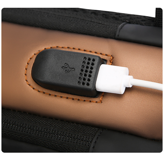 Сумка нагрудна водонепроникна YKK черная, серая, синя, коричнева XL1228 (47596-XL1228_171) | Зображення 5