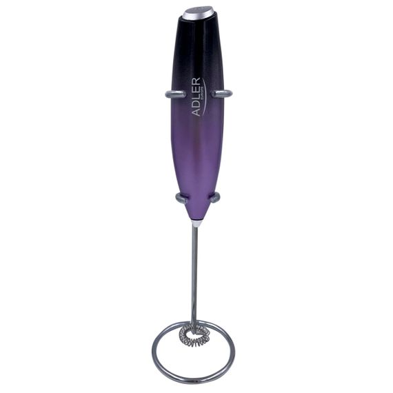 Капучинатор Adler AD 4499 з підставкою ручний спінювач молока для кави лате какао