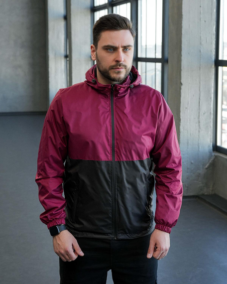 Вітровка Фентезі бордово-чорний S L | Зображення 2