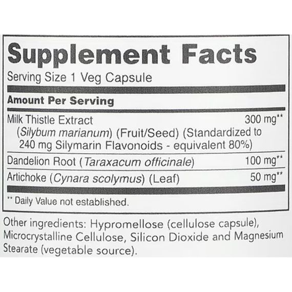 Розторопша Protocol for Life Balance Milk Thistle 300 mg 90 Veg Caps | Зображення 1