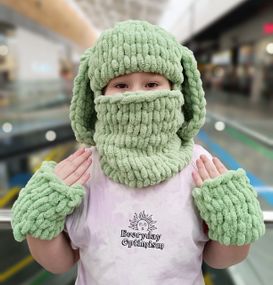 Шапка-балаклава з вушками