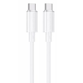Дата кабель Borofone BX112 Lemon Type-C to Type-C 60W (1m) White