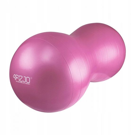 М'яч для фітнесу (арахіс) 4FIZJO Air Ball Peanut 45 x 90 см Anti-Burst Pink (P-5907739318565) | Зображення 1