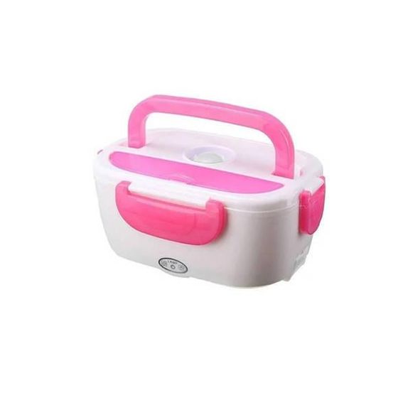 Автомобільний ланч бокс HP-2 з підігрівом Рожевий