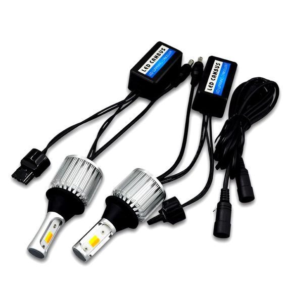 Ходові вогні BAXSTER DRL + поворот Cob Light W21W W3X16d 12V | Зображення 1