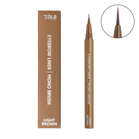 Лайнер для брів ZOLA Eyebrow liner Mono Brush - Light Brown