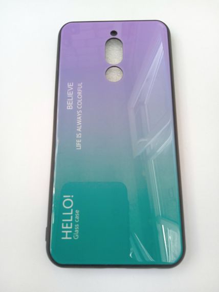 TPU Glass чохол Gradient Hello для Xiaomi Redmi 8 фіолетовий