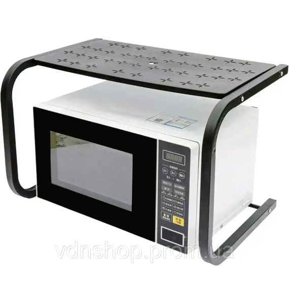 Полочка для микроволновки 53х32х32см / Подставка для микроволновки / Настольная полка органайзер | Зображення 1