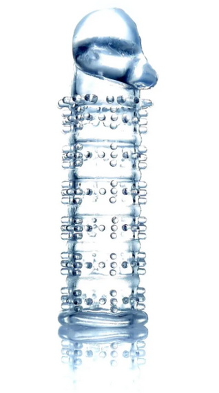 Насадка-презерватив с многочисленными выступами Boss Series без вибрации sexstyle | Зображення 1