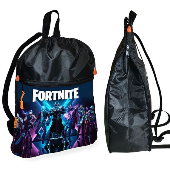 Рюкзак-мішок для школи Fortnite дитяча сумка для взуття та спортивного одягу (01455)
