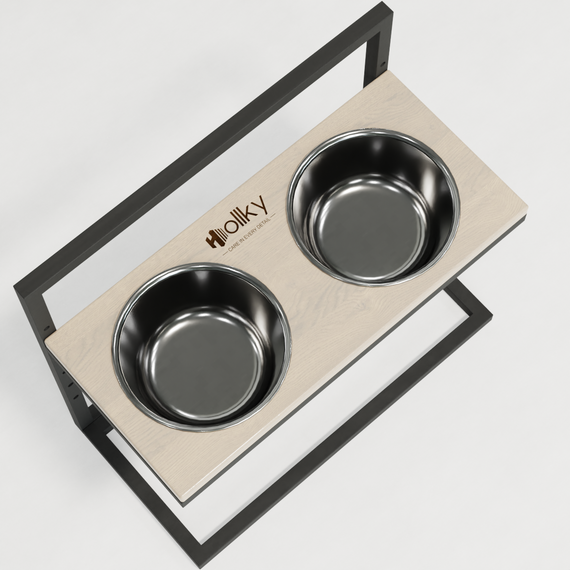 Миски на регулируемой подставке для больших собак Hollky Flex L (2 × 1.8 л) FL-502850-GRWH | Зображення 16