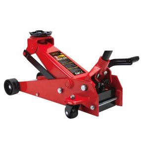 Домкрат GTM подкатный 3,5т (145-500мм) педаль подъема (T83502)