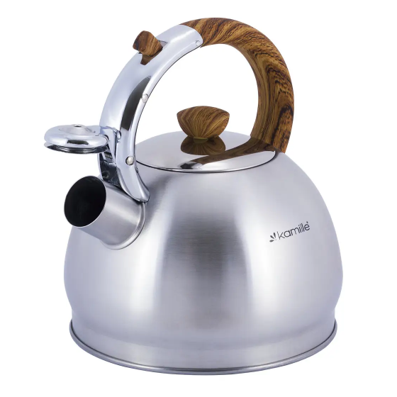 Чайник 2л зі свистком 0694N KAMILLE | Зображення 3