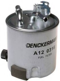 Фільтр паливний RENAULT MEGANE II, SCENIC II 1.5, 2.0 DCI 05- (вир-во DENCKERMANN) DENCKERMANN A120316 на RENAULT SCÉNIC II (JM0/1_)