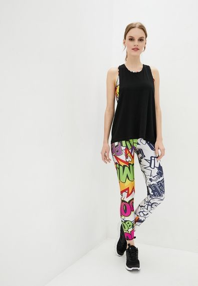 Спортивная майка 4Profi без принта черная размер М вискоза 17067 | Зображення 1