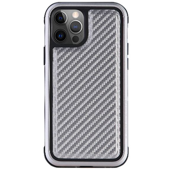 Чохол PC + TPU + Metal K-DOO MARS Series для Apple iPhone 13 Pro (6.1") TPU+PC, Carbon Silver