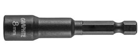 Головка торцевая GRAPHITE, ударная с магнитом, 8 мм, сталь S2 (56H551)