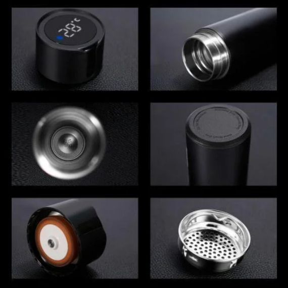 Термос T-BOTLLE 919 термос з індикатором температури 0.5 л | Зображення 4