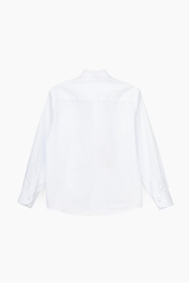 Сорочка однотонна для хлопчика Pitiki 1225 134 см Білий (2000989799993D)(SC) shop (2000989799993) | Зображення 6
