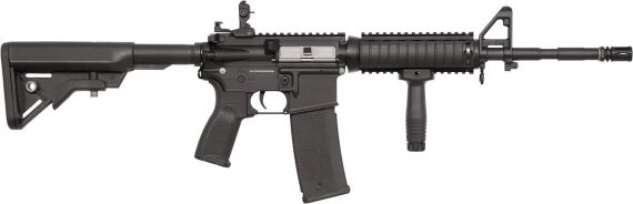 Страйкбольна гвинтівка Evolution Recon SOPMOD 14.5 Carbontech AEG 6 мм Black