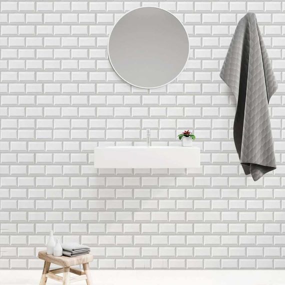 Декоративна ПВХ плитка на самоклейці цегла 300х300х5мм, ціна за 1 шт. (СПП-501) SW-00000665 | Зображення 4