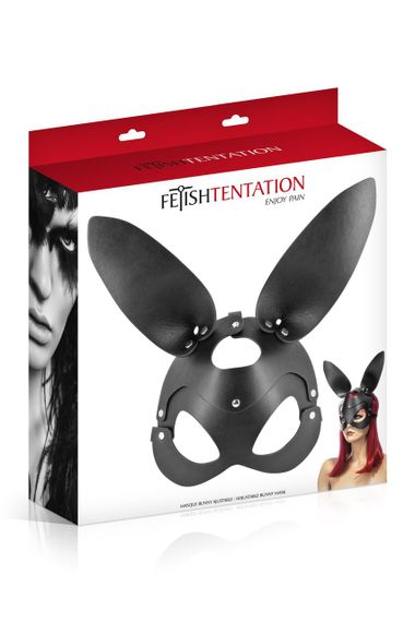 Маска від FETISH ADJUSTABLE BUNNY MASK Sex Aura | Зображення 2